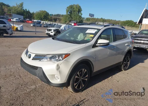 2015 Toyota Rav4 Limited from USA, damaged, VIN 2T3DFREVXFW287716